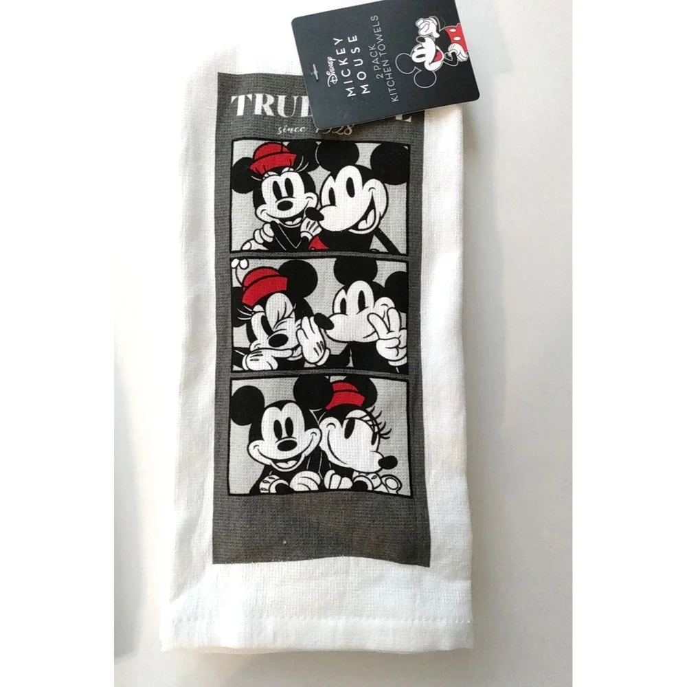Mickey & Minnie Mouse Towels 2 Pack Kitchen (4) Lot of 2 16